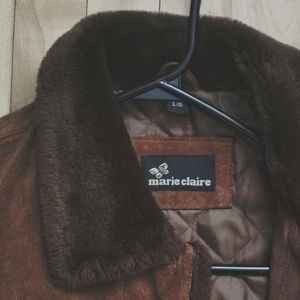 Vintage 70s brown leather coat - Western 🐴 🌞